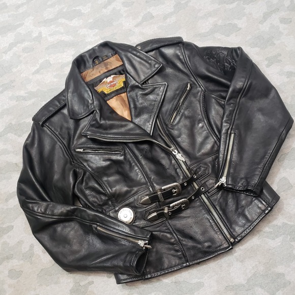 Harley-Davidson Black Leather Jacket - Picture 2 of 15